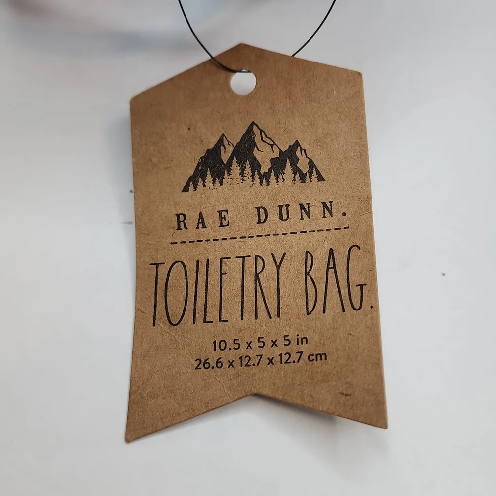 RAE DUNN Toiltry BAG BLUE
